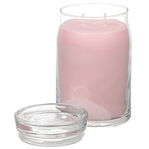 Additional Image 1 - a pink candle in a glass container