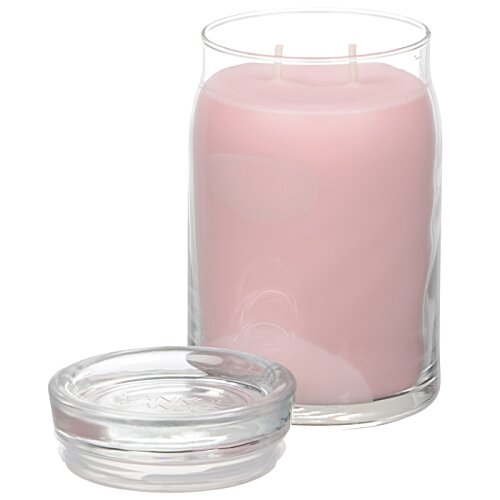 Additional Image 1 - a pink candle in a glass container