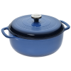 View Image 2 of 6 of Lodge Cast Iron Enameled Cast Iron Dutch Oven - 6 Quart