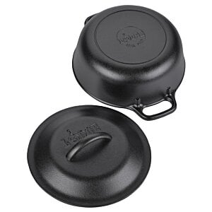 Additional Image 5 - a black cast iron pan with a lid