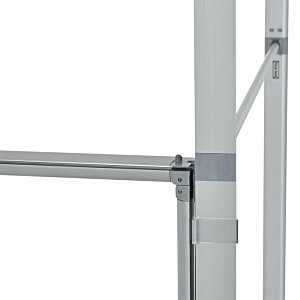 Additional Image 3 - a white metal pole with a white background