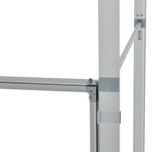 Additional Image 3 - a white metal pole with a white background