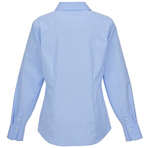 Additional Image 1 - a back of a blue shirt