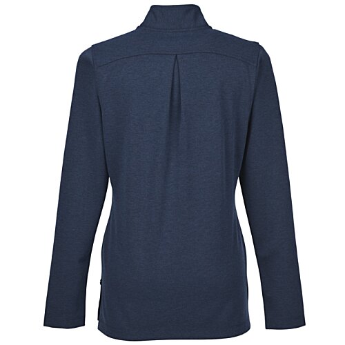 Additional Image 1 - a back view of a blue jacket