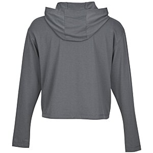 Additional Image 1 - a grey hoodie with a hood