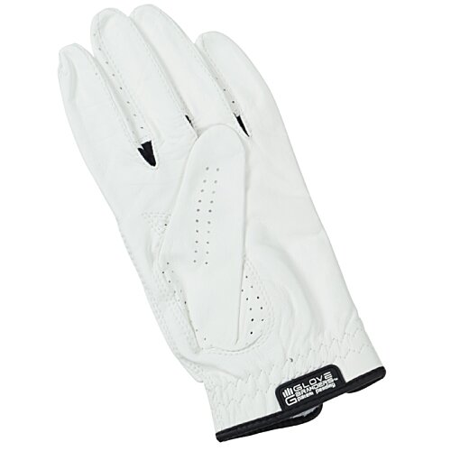 Additional Image 4 - a white glove with black trim