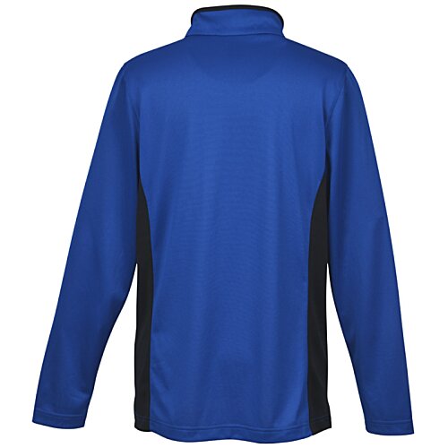 Additional Image 1 - a blue jacket with black stripes