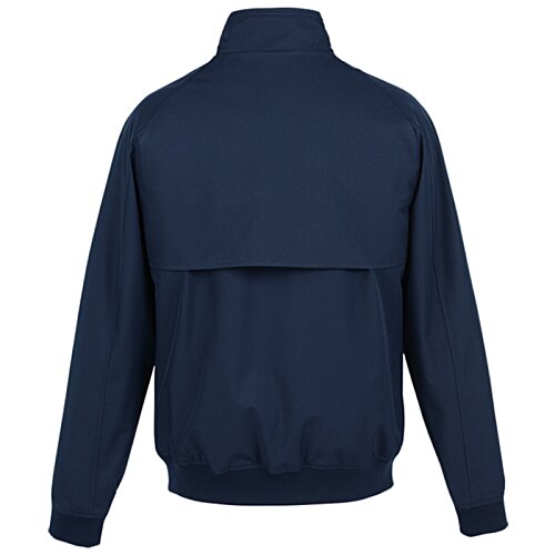 Additional Image 1 - a back view of a blue jacket
