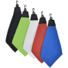 View Image 3 of 4 of Triangle Fold Waffle Pattern Golf Towel
