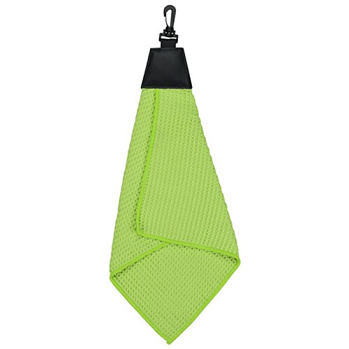Additional Image 1 - a green towel from a black top