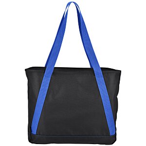 Additional Image 2 - a black bag with blue straps