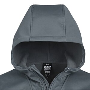 Additional Image 3 - a grey hooded jacket with a hood