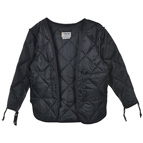 Additional Image 3 - a black jacket with a white background