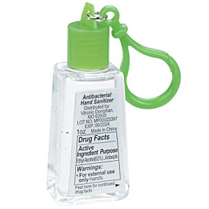 Additional Image 1 - a small clear bottle with a green lid