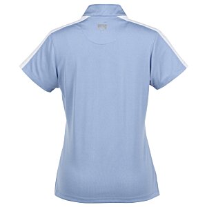 Additional Image 1 - a back view of a blue shirt