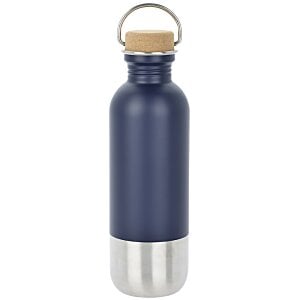 Additional Image 1 - a blue and silver water bottle