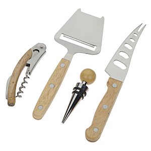 Additional Image 3 - a group of knives and a cheese knife