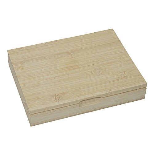 Additional Image 1 - a wooden square object on a white background
