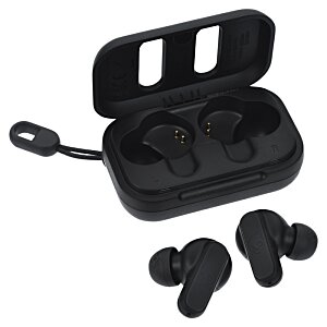 Additional Image 4 - a black earbuds in a case