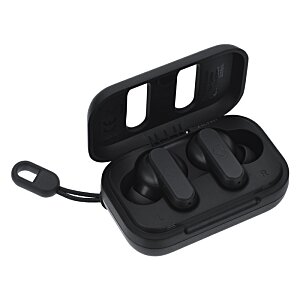 Additional Image 5 - a black earbuds in a case