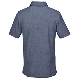 Additional Image 1 - a back view of a blue shirt