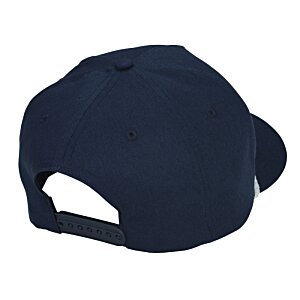 Additional Image 1 - a black hat with a hole in the back