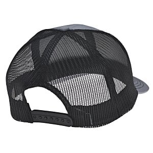 Additional Image 1 - a black hat with a mesh on it