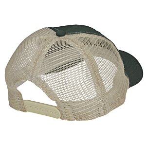 Additional Image 1 - a white hat with a mesh back
