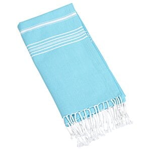 Additional Image 2 - a blue towel with white trim