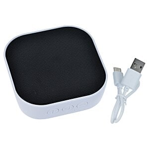 Additional Image 3 - a black square box with a white usb cable