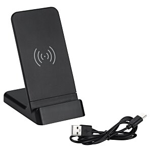 Additional Image 4 - a black wireless charger and eyeglasses