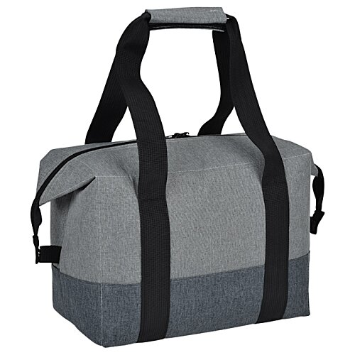 Additional Image 3 - a grey and black duffel bag