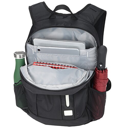 Additional Image 4 - a black backpack with a pocket inside