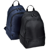 a pair of backpacks on a white background