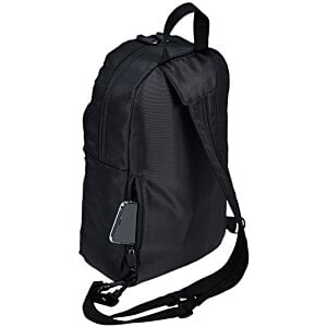Additional Image 5 - a black backpack with a strap