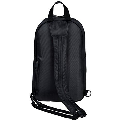 Additional Image 2 - a black backpack with a strap