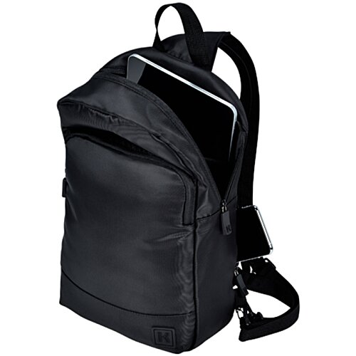 Additional Image 6 - a black backpack with a strap