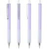 a row of pens with a white cap