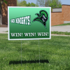 View Image 3 of 3 of Large Quantity Full Color Corrugated Yard Sign with Wire Frame - 18" x 24"