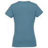 View Image 2 of 3 of Port & Company Tri-Blend V-Neck T-Shirt - Ladies' - Embroidered
