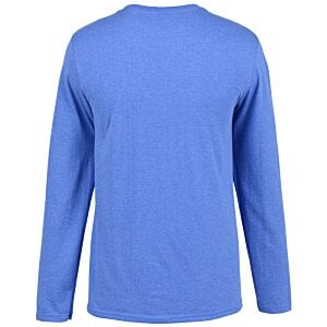Additional Image 1 - a blue long sleeved shirt