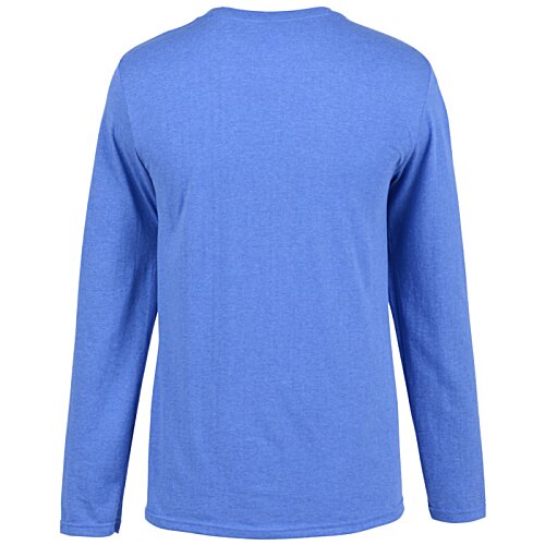Additional Image 1 - a blue long sleeved shirt