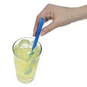 Additional Image 1 - a hand holding a straw in a glass with a yellow liquid