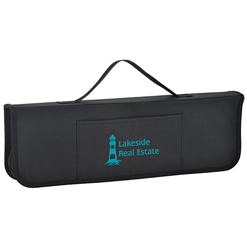 Additional Image 1 - a black bag with blue text