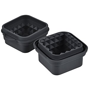 Additional Image 1 - a pair of black square shaped containers