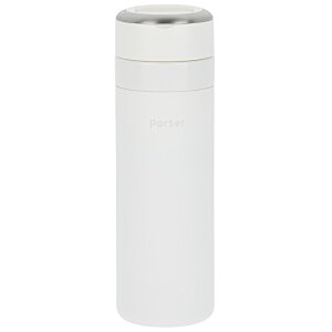 Additional Image 3 - a white cylindrical container with a black lid