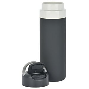 Additional Image 5 - a black and white thermos