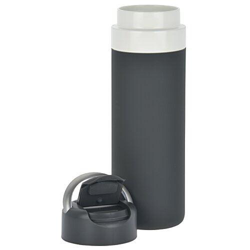 Additional Image 5 - a black and white thermos