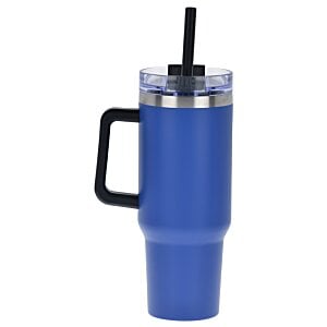Additional Image 1 - a blue and black tumbler