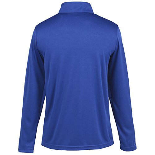 Additional Image 1 - a blue long sleeved shirt